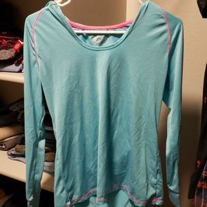 Baby blue active wear sweater